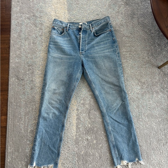 Agolde Riley High Rise Jeans - Picture 1 of 7
